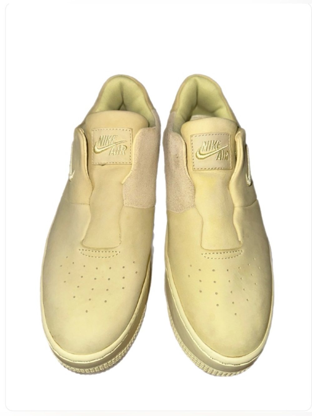 Nike Air Force 1 AO1215-200 Women's Slip-On Low Top Sneaker Green  2017